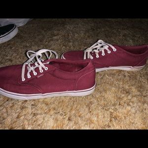 Women’s burgundy vans